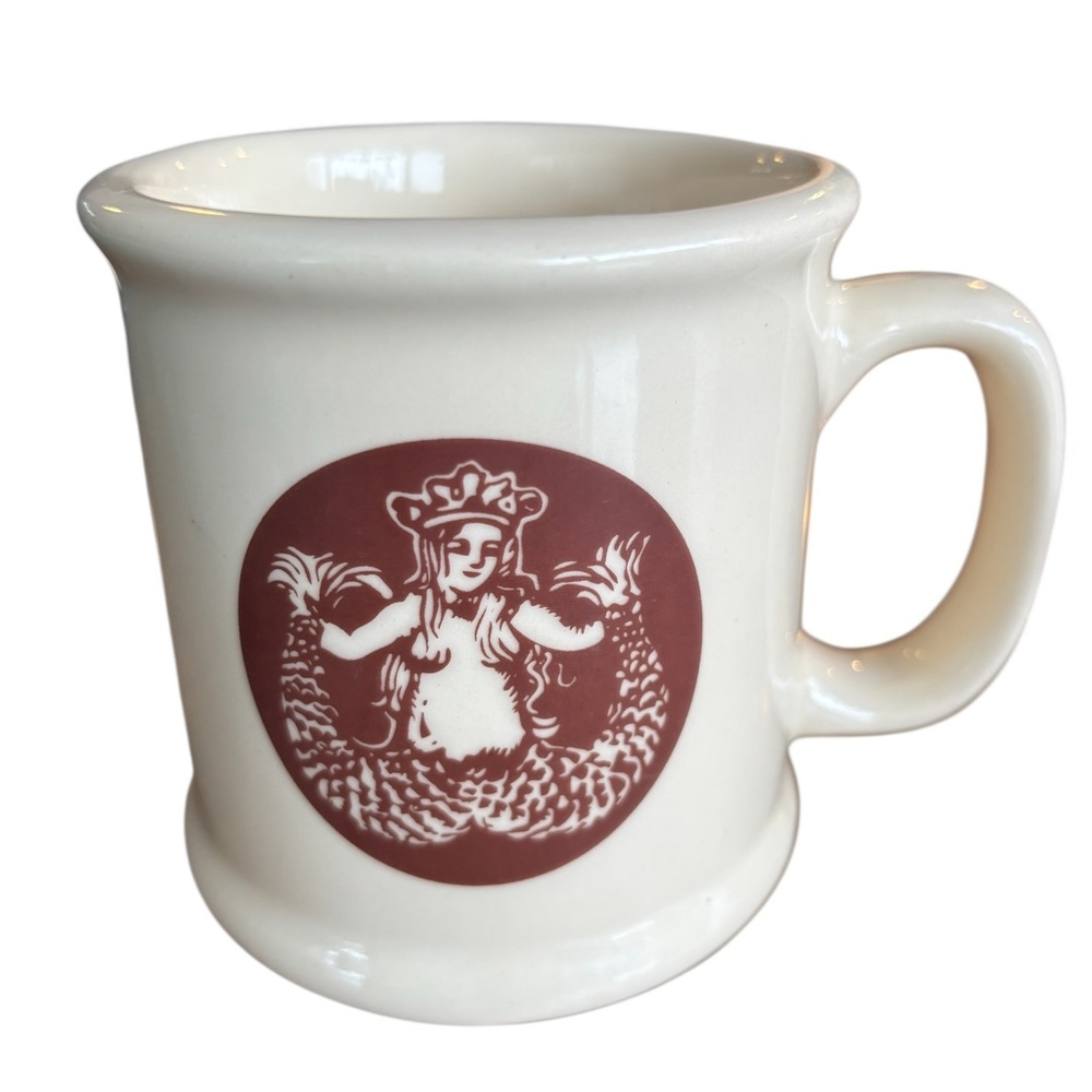 Starbucks Coffee First Store 1912 Pike Place Mermaid Ceramic Mug Cup Made in USA